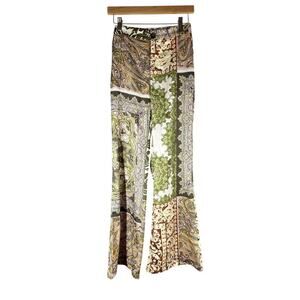 N by Nancy Wide Leg Patchwork Casual Pants Size Small